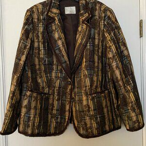 barcelino print blazer jacket